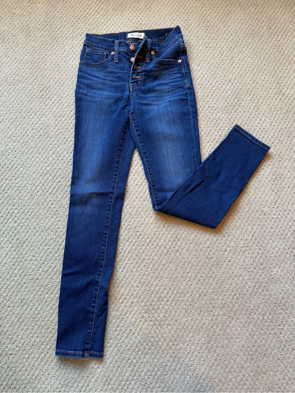 Madewell Dark Indigo Skinny Jeans